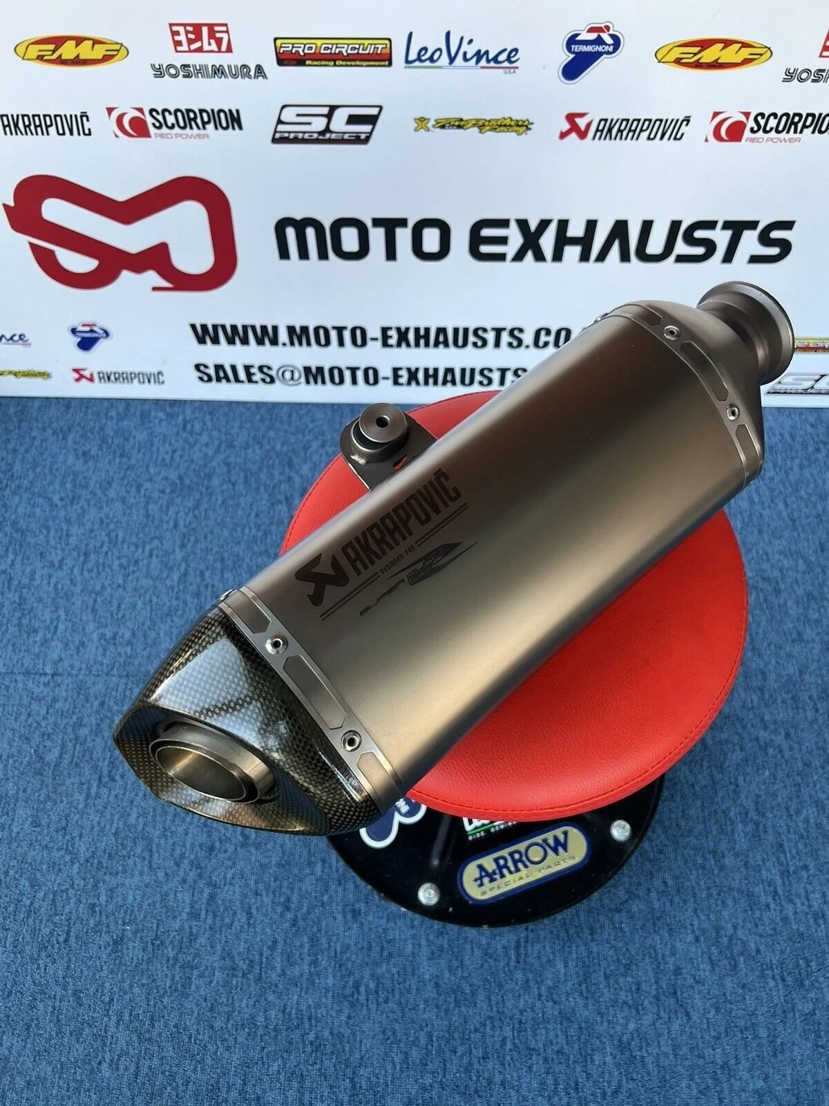 KTM 1290 Superduke R GT Titanium Akrapovic Slip on Exhaust